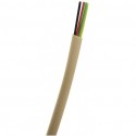 CABLE PLAT 4 CONDUCTEURS BEIGE /100m